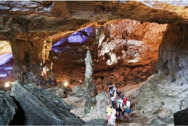 Tour of cave