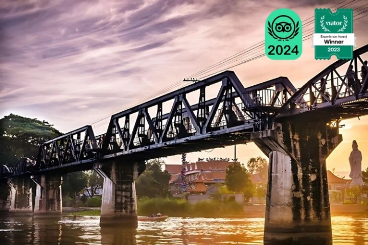 3-Days Historical Bridge Over The River Kwai Cycling Tour From Bangkok